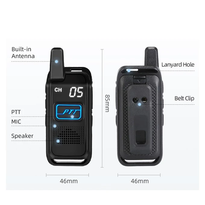 Mini Pmr446mhz Walkie Talkie