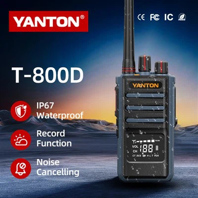 Walkietalkie UHF VHF draagbare radio